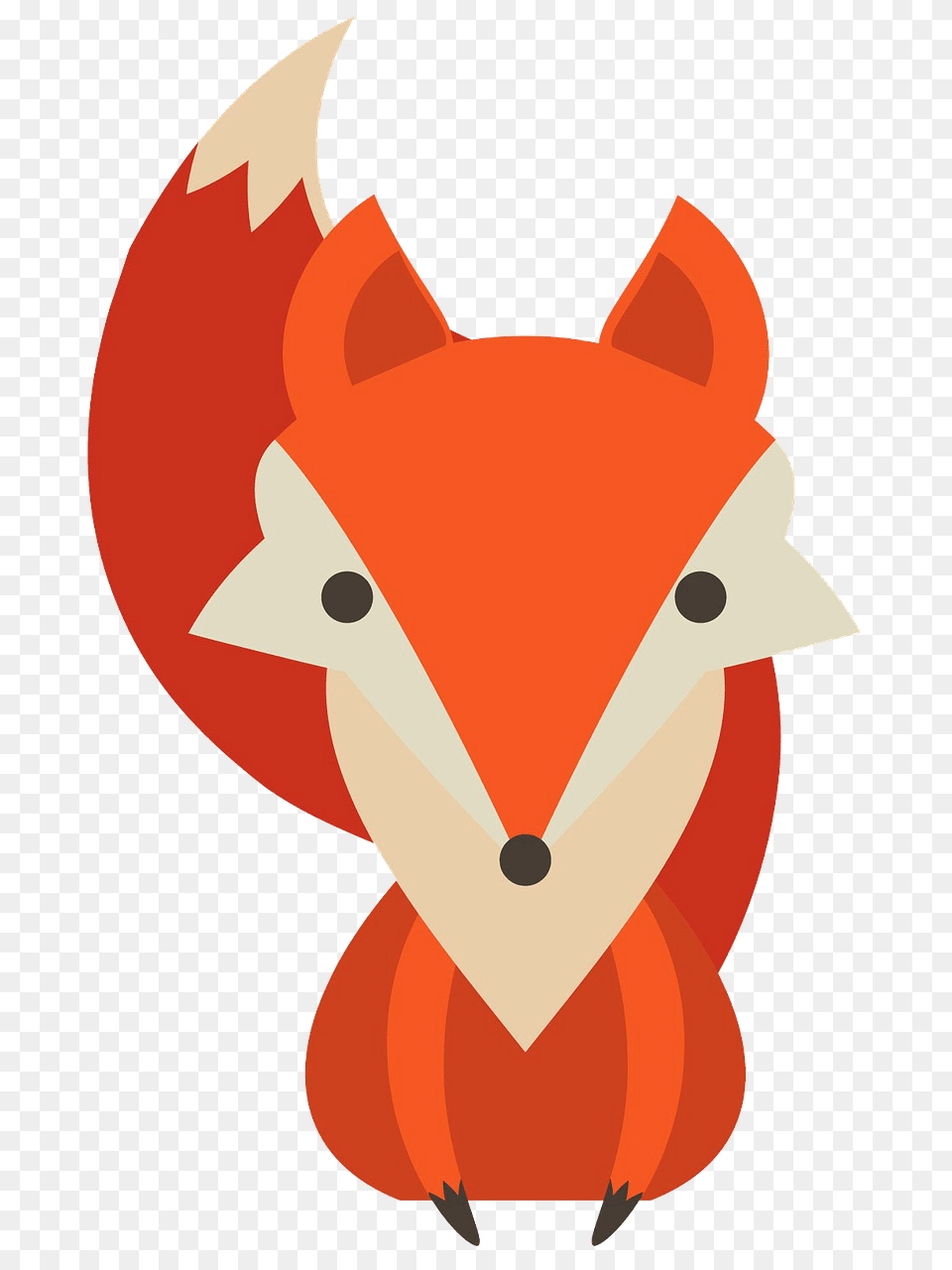 Cartoon Red Fox Clipart, Animal, Beak, Bird, Fish Png Image