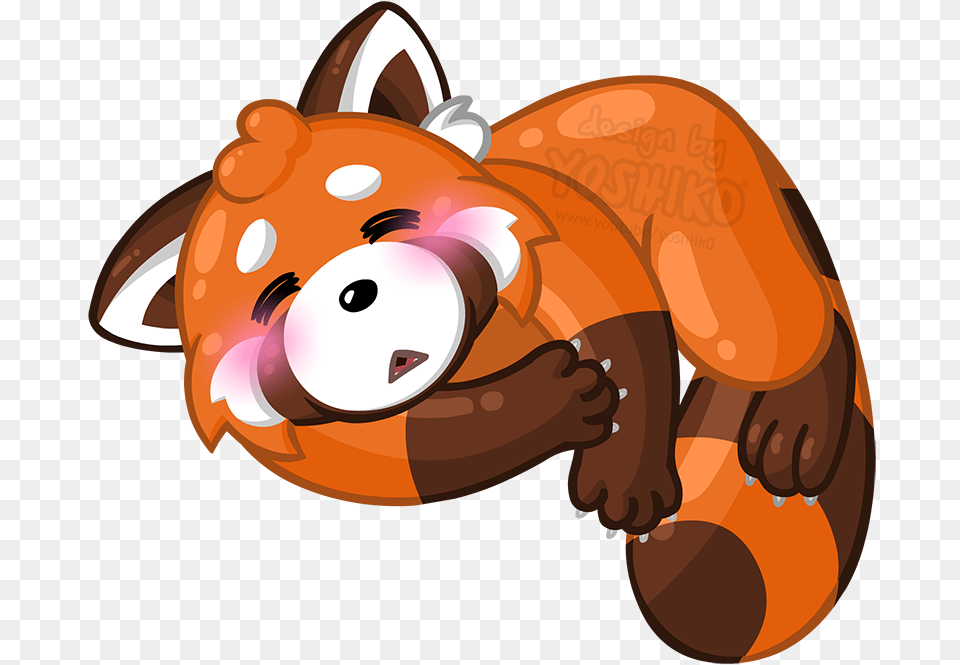 Cartoon Red Panda Sleeping Stream Ending Screen Animated, Animal, Mammal, Wildlife, Dynamite Free Png Download