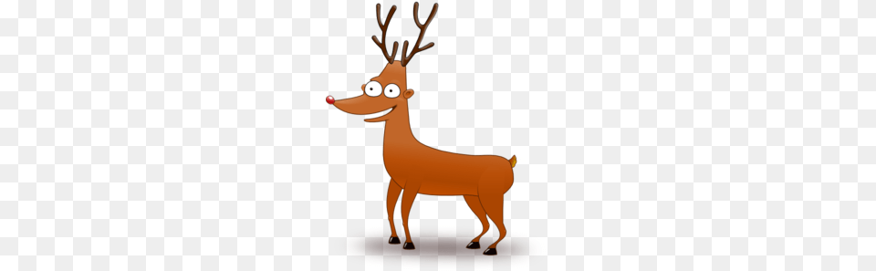 Cartoon Reindeer Clip Art, Animal, Deer, Mammal, Wildlife Free Png Download