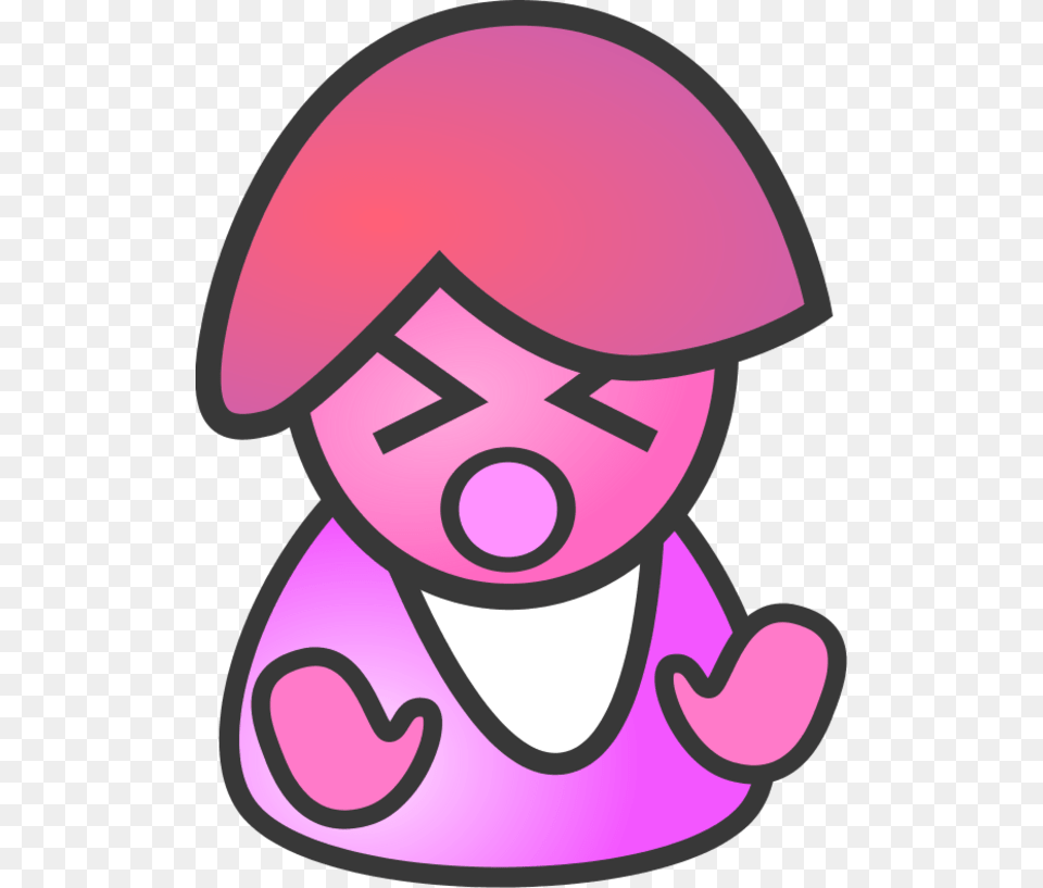 Cartoon Sad Person, Sticker, Baby Png Image