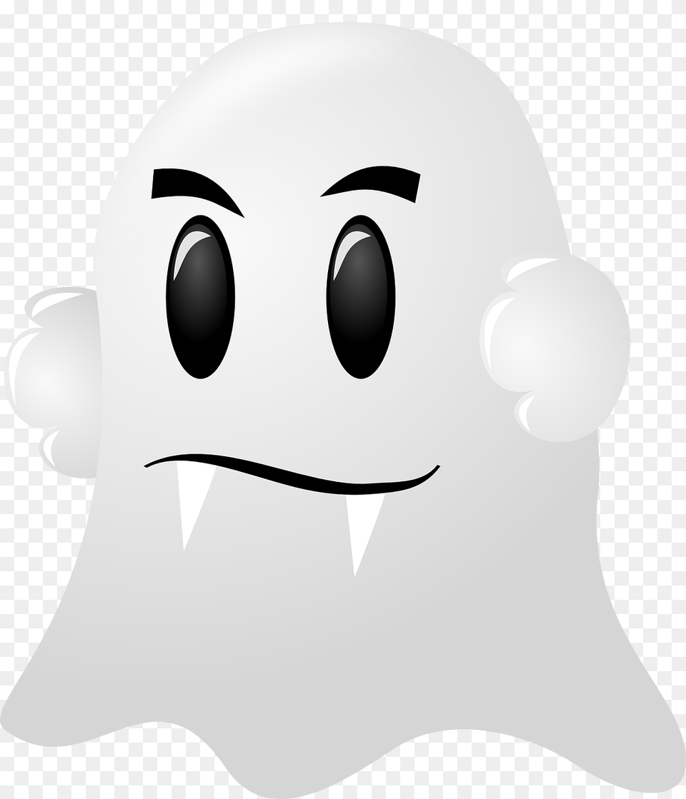 Cartoon Scary Transparent Ghost, Clothing, Hardhat, Helmet Png