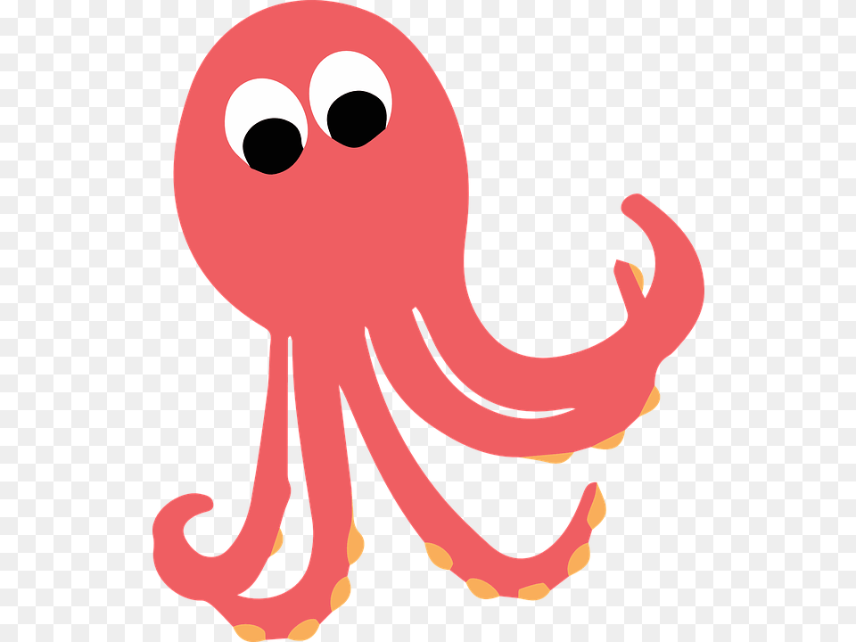 Cartoon Sea Animals Background, Animal, Sea Life, Invertebrate, Octopus Free Transparent Png