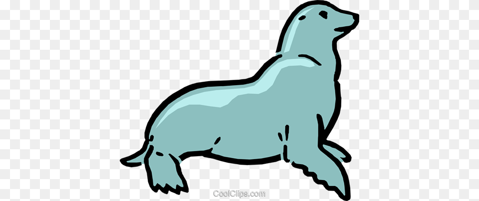 Cartoon Seal Royalty Vector Clip Art Illustration, Animal, Mammal, Sea Life, Sea Lion Free Transparent Png