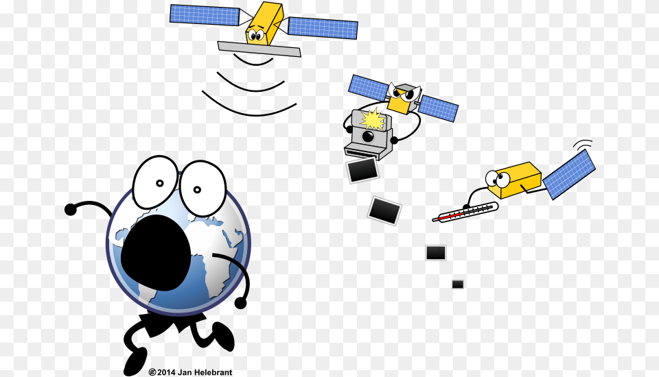 Cartoon Sentinel Satellites Parody Remote Sensing Cartoon Png