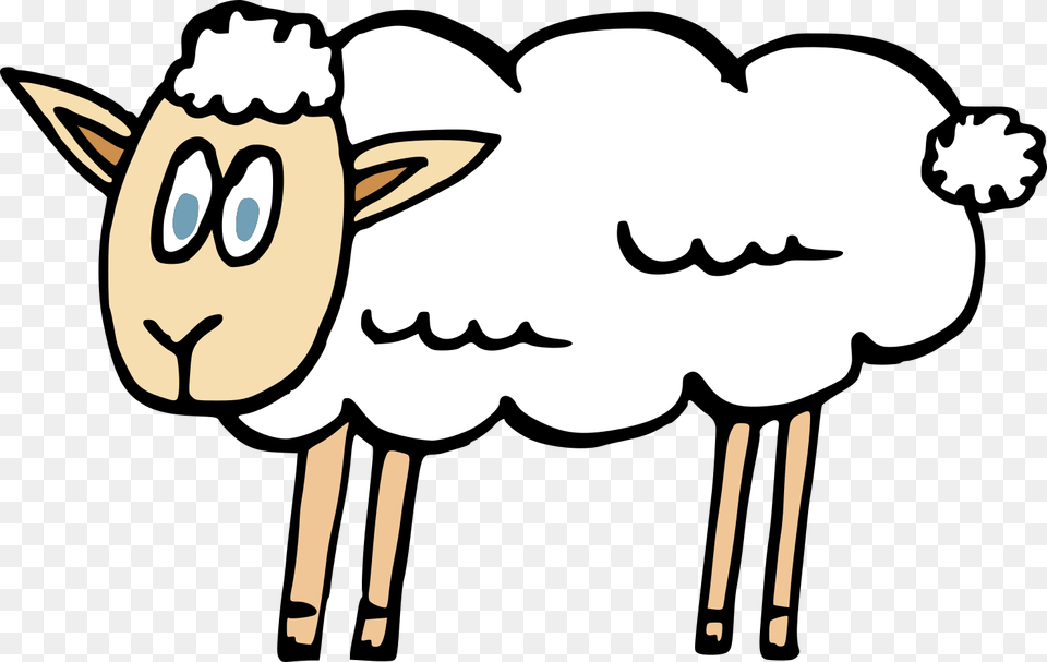 Cartoon Sheep 5 Cartoon, Livestock, Baby, Person, Animal Png