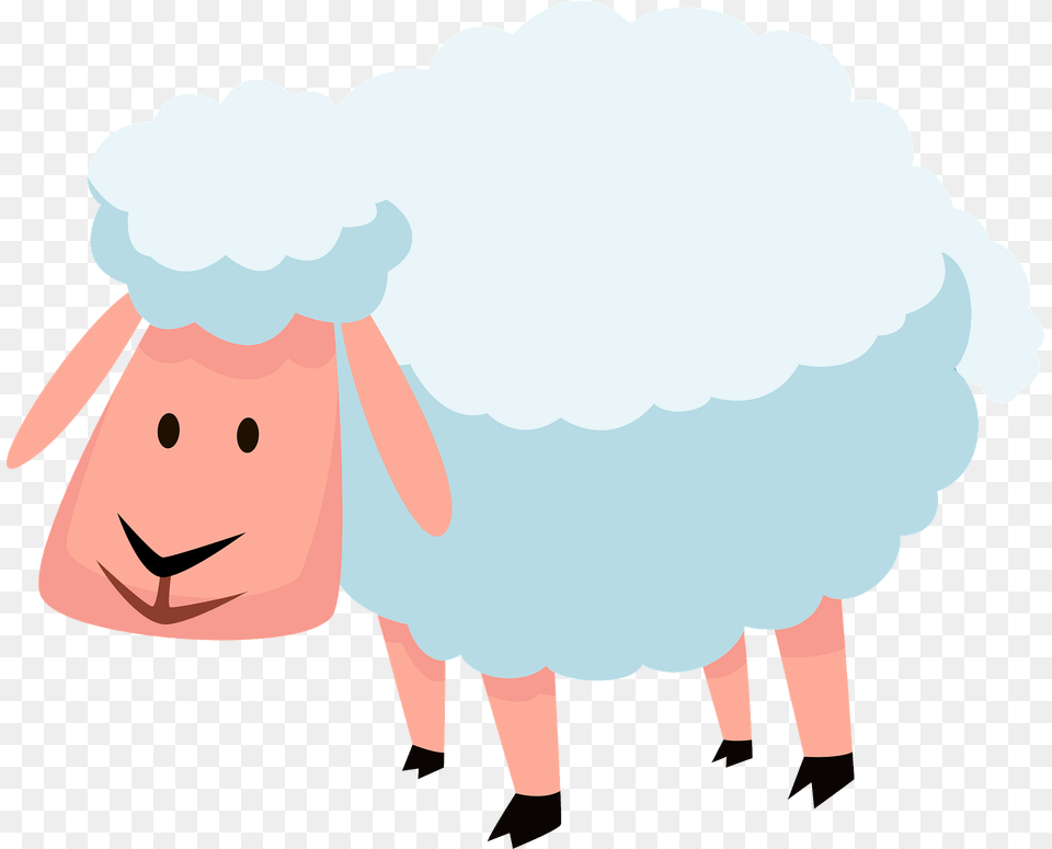 Cartoon Sheep Clipart, Baby, Person, Face, Head Free Png Download