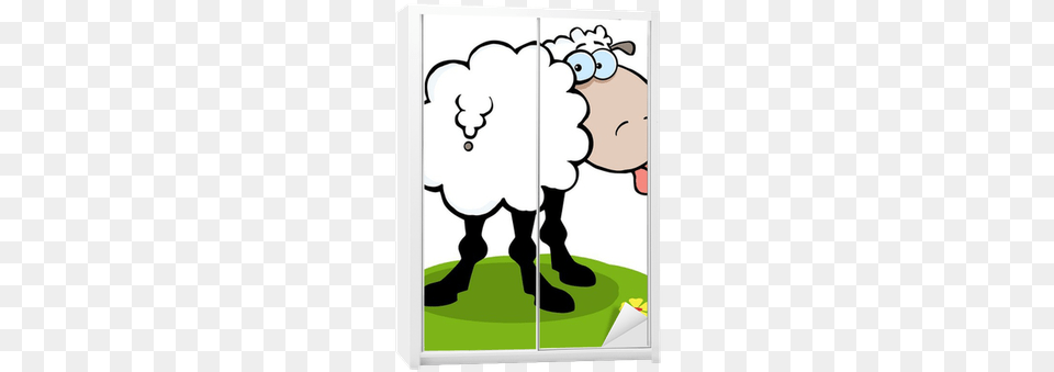 Cartoon Sheep Sticking Out His Tongue Wardrobe Sticker Sixth Sheik39s Sixth Sheep39s Sick, Smoke Pipe, Book, Comics, Publication Png Image