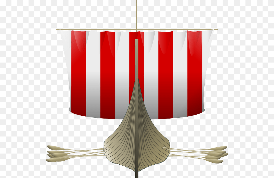 Cartoon Ship Boat Long Viking Sail Vikings Clipart, Lamp Free Png Download