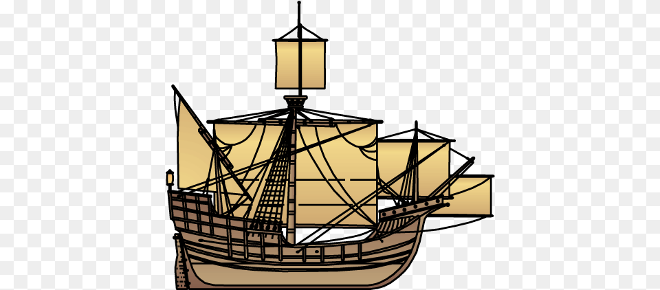 Cartoon Ship Ship Transparent Background, Boat, Sailboat, Transportation, Vehicle Png Image