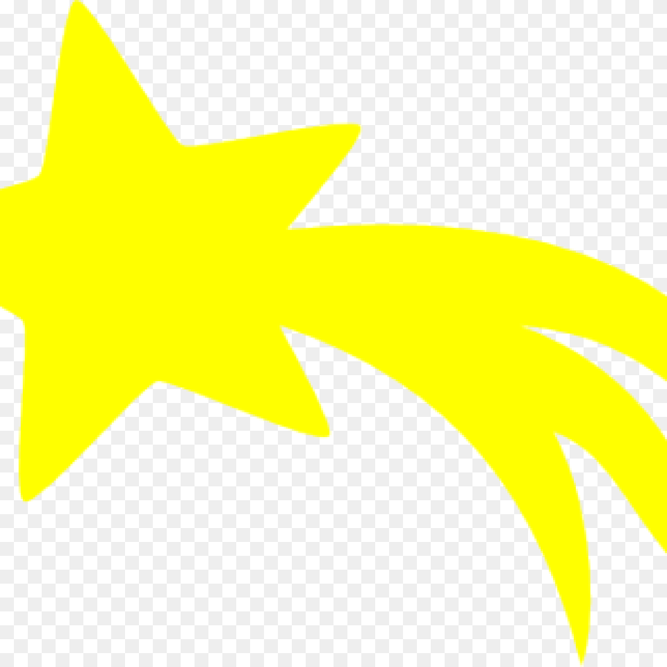 Cartoon Shooting Star Clipart Download, Star Symbol, Symbol, Animal, Fish Free Transparent Png
