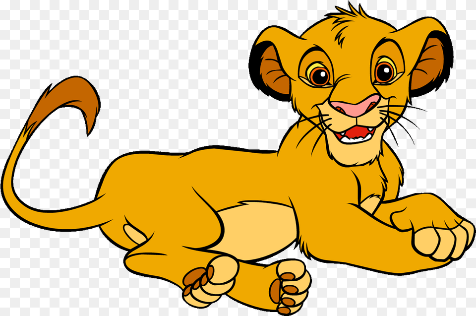 Cartoon Simba Lion King, Animal, Mammal, Wildlife, Face Png Image