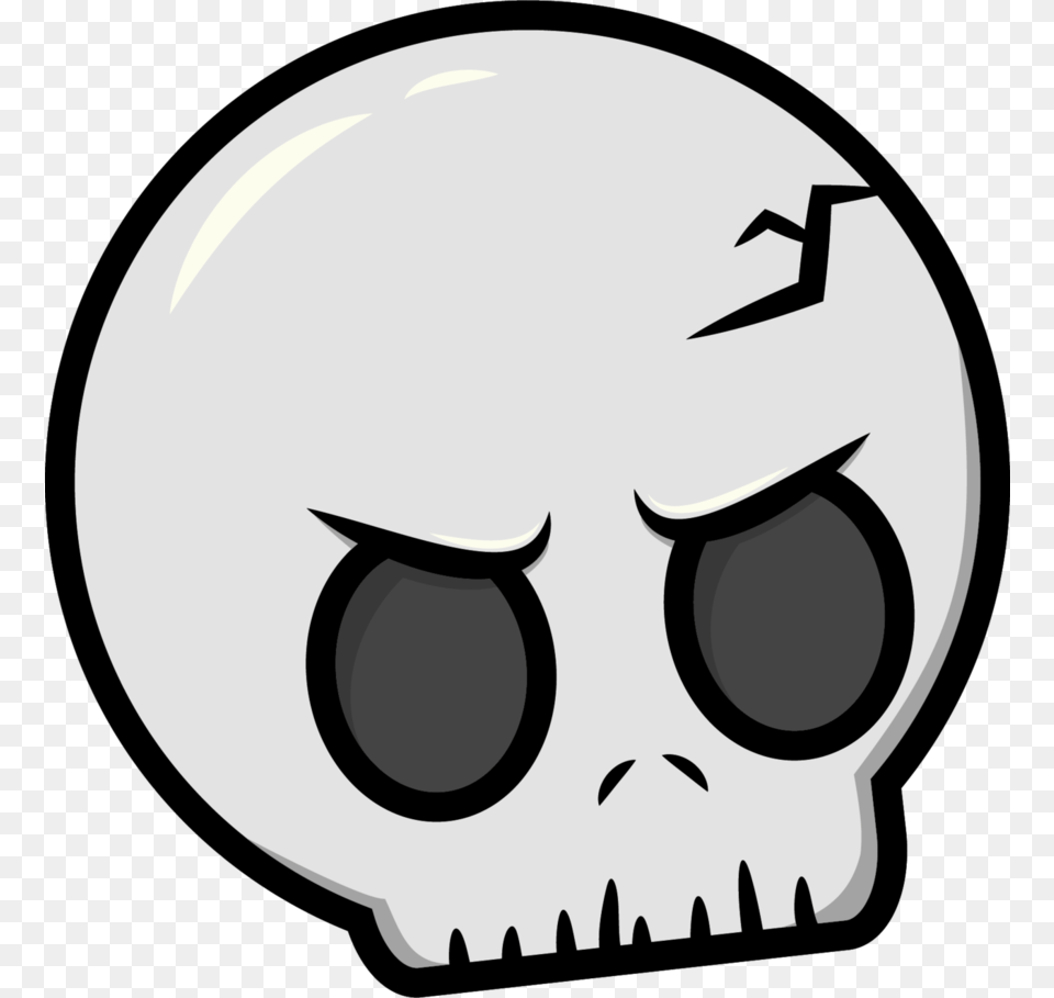 Cartoon Skeleton Head Clipart Cartoon Skull, Stencil, Disk Free Png
