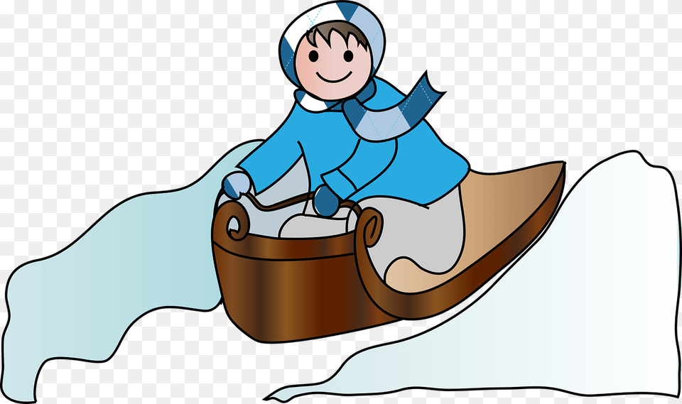 Cartoon Snow Clipart Sledge, Baby, Person, Head, Face Png