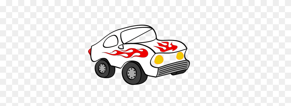 Cartoon Sporty Car Vector Image, Transportation, Vehicle, Machine, Wheel Free Png