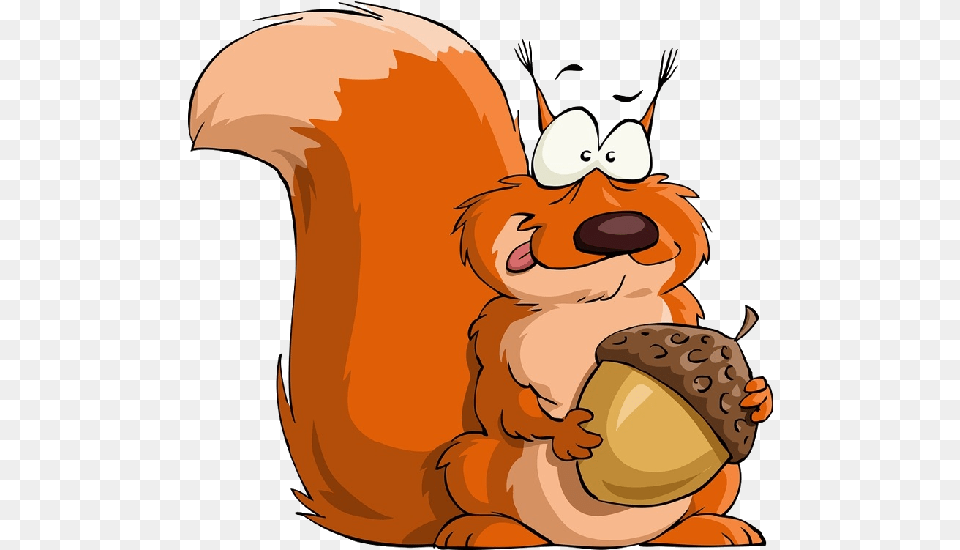 Cartoon Squirrel Clipart Squirrels Gathering Nuts Meme, Food, Nut, Plant, Produce Free Transparent Png