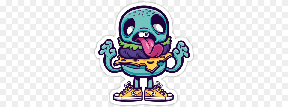 Cartoon Sticker Drawings Of Zombie Burger, Baby, Person Free Png Download