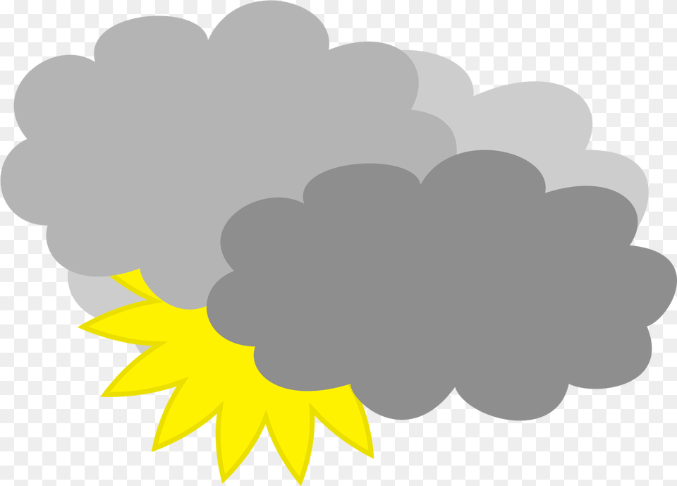 Cartoon Storm Cloud, Flower, Plant, Daisy, Dahlia Free Png Download