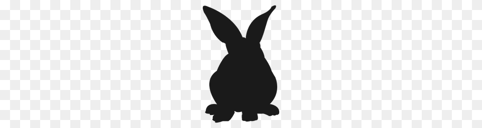 Cartoon Stuffed Animal Bunny, Mammal, Rabbit, Silhouette, Bird Free Transparent Png