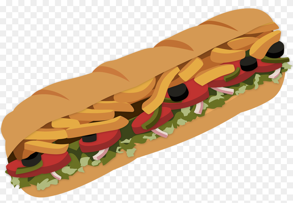 Cartoon Sub Sandwich Download Clip Art, Food, Dynamite, Weapon, Hot Dog Png