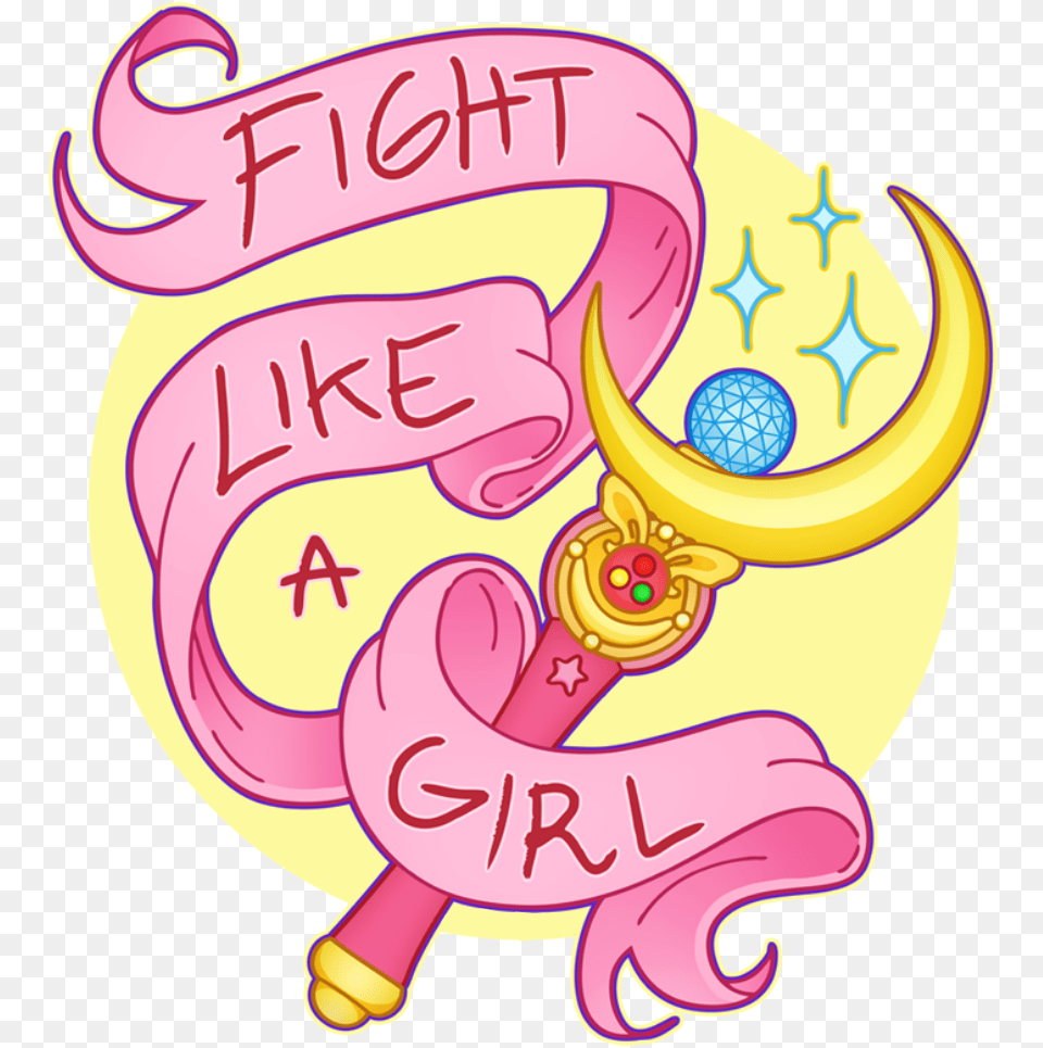 Cartoon Summer Sun Clip Art Fight Like A Girl Sticker Sailor Moon, Baby, Person Free Png