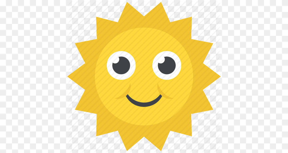 Cartoon Sun Smiling Sun Summer Season Weather Welcome Spring Icon, Machine Free Png