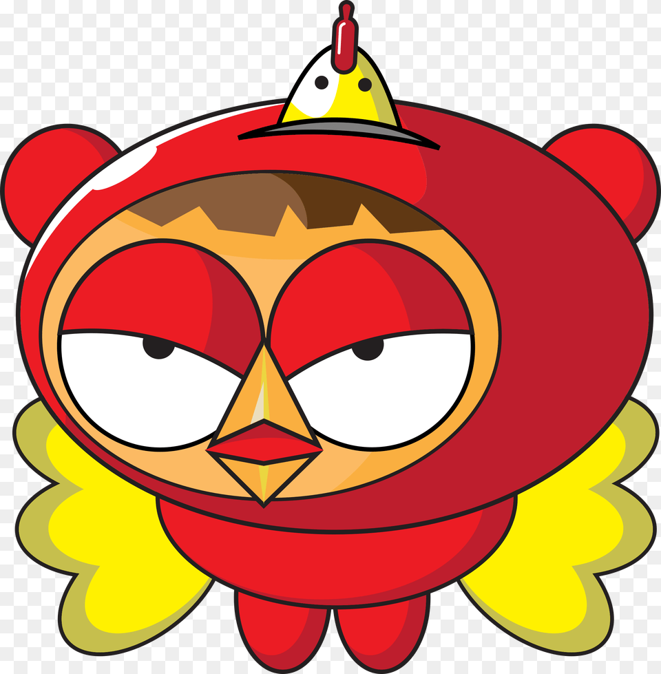 Cartoon Superhero Chicken Icons, Performer, Person, Clothing, Hat Free Png