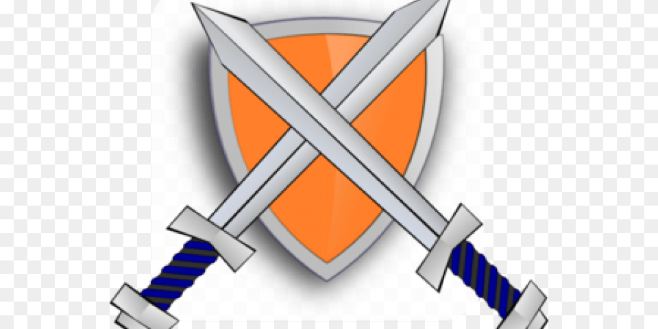 Cartoon Sword And Shield, Weapon Free Png