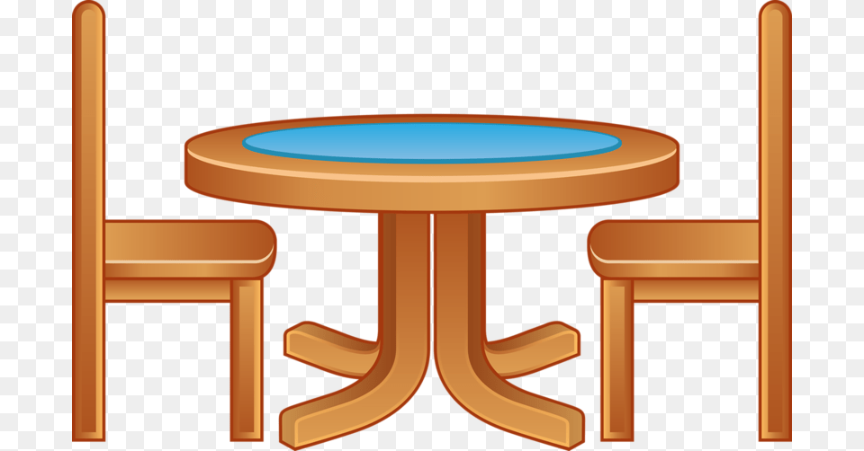 Cartoon Table And Chairs, Dining Table, Furniture Png