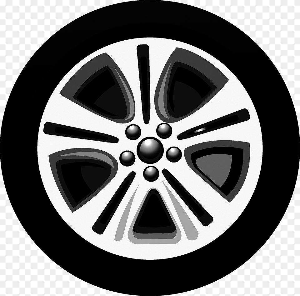 Cartoon Technician Silhouette Illustration Car Wheel Cartoon, Alloy Wheel, Car Wheel, Machine, Spoke Free Png