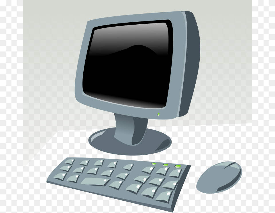 Cartoon Terminal, Computer, Computer Hardware, Computer Keyboard, Electronics Png Image