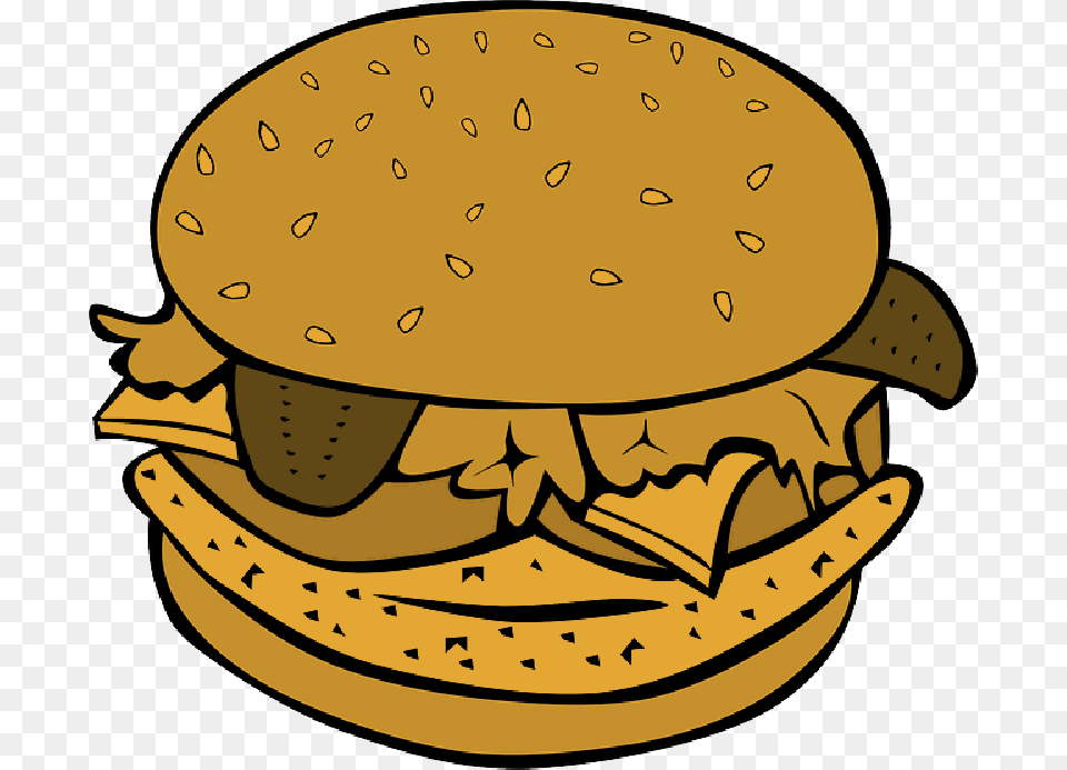 Cartoon The Best Hamburger Clip Art, Burger, Food, Baby, Person Free Transparent Png