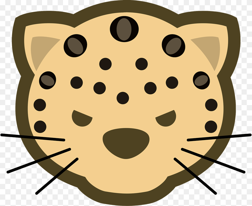 Cartoon Tiger Face Clipart, Food, Sweets, Cookie, Animal Png Image