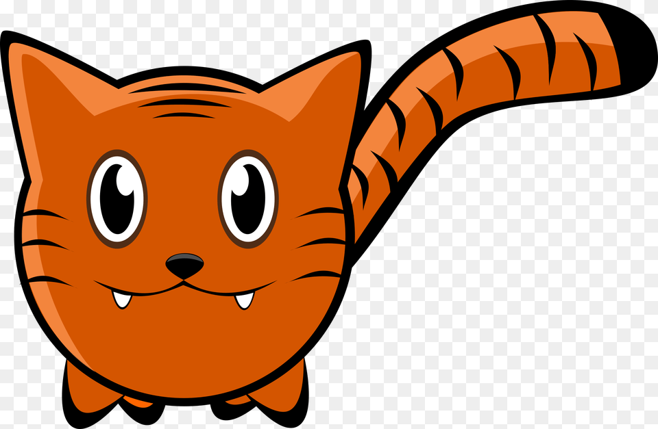 Cartoon Tiger Vector Clipart Animal, Cat, Mammal, Pet Png Image