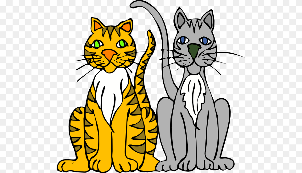 Cartoon Tigers Clip Art Vector, Animal, Cat, Mammal, Pet Png