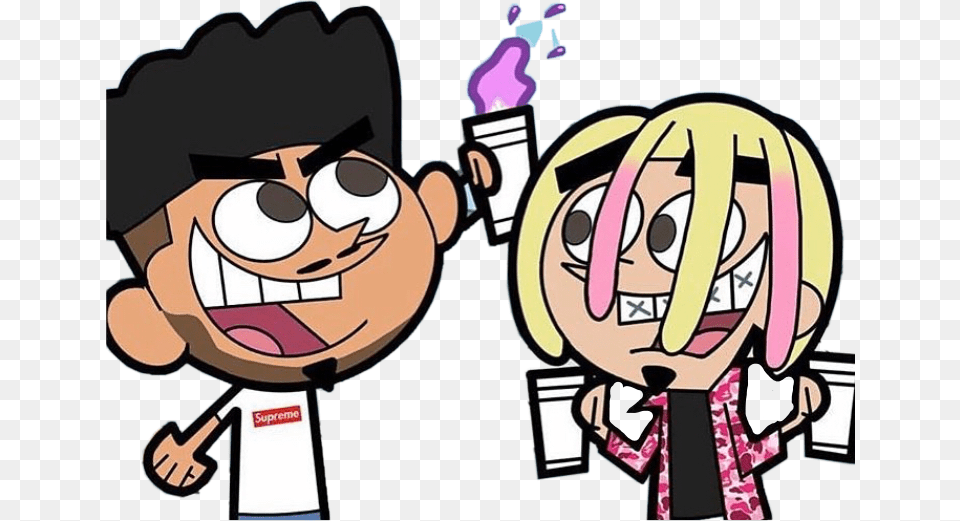 Cartoon Timmyturner Lilpump Freetoedit Lil Pump Timmy Turner, Book, Comics, Publication, Person Free Png