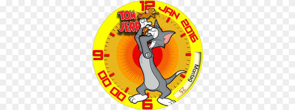 Cartoon Tom Amp Jerry Analogue Watch, Baby, Person Free Png