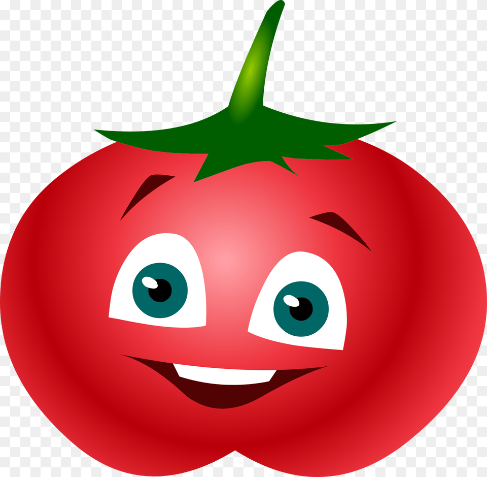 Cartoon Tomato, Food, Plant, Produce, Vegetable Free Png Download