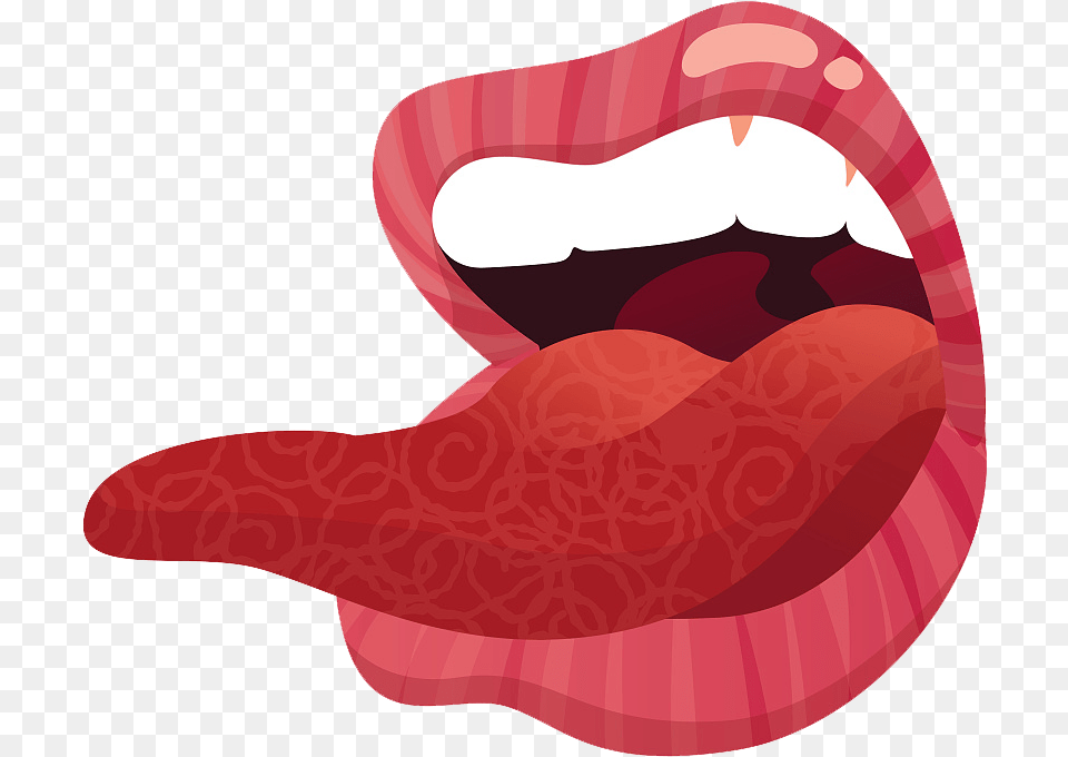 Cartoon Tongue Illustration, Body Part, Mouth, Person, Smoke Pipe Png