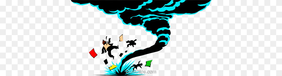 Cartoon Tornado Royalty Vector Clip Art Illustration, Nature, Outdoors, Sea, Water Png Image