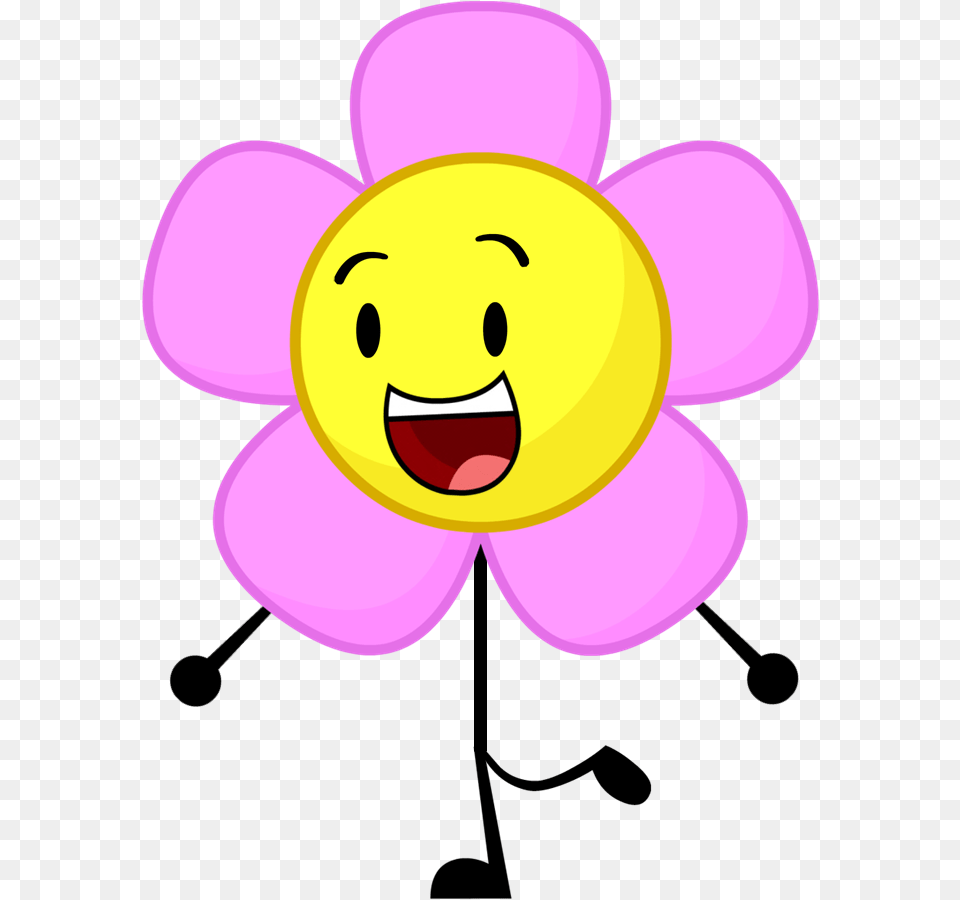 Cartoon Tounge, Flower, Plant, Purple, Face Free Png Download