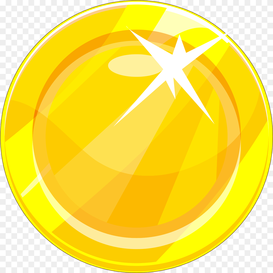 Cartoon Transparent Background Gold Coin, Nature, Outdoors, Sky, Sun Free Png Download