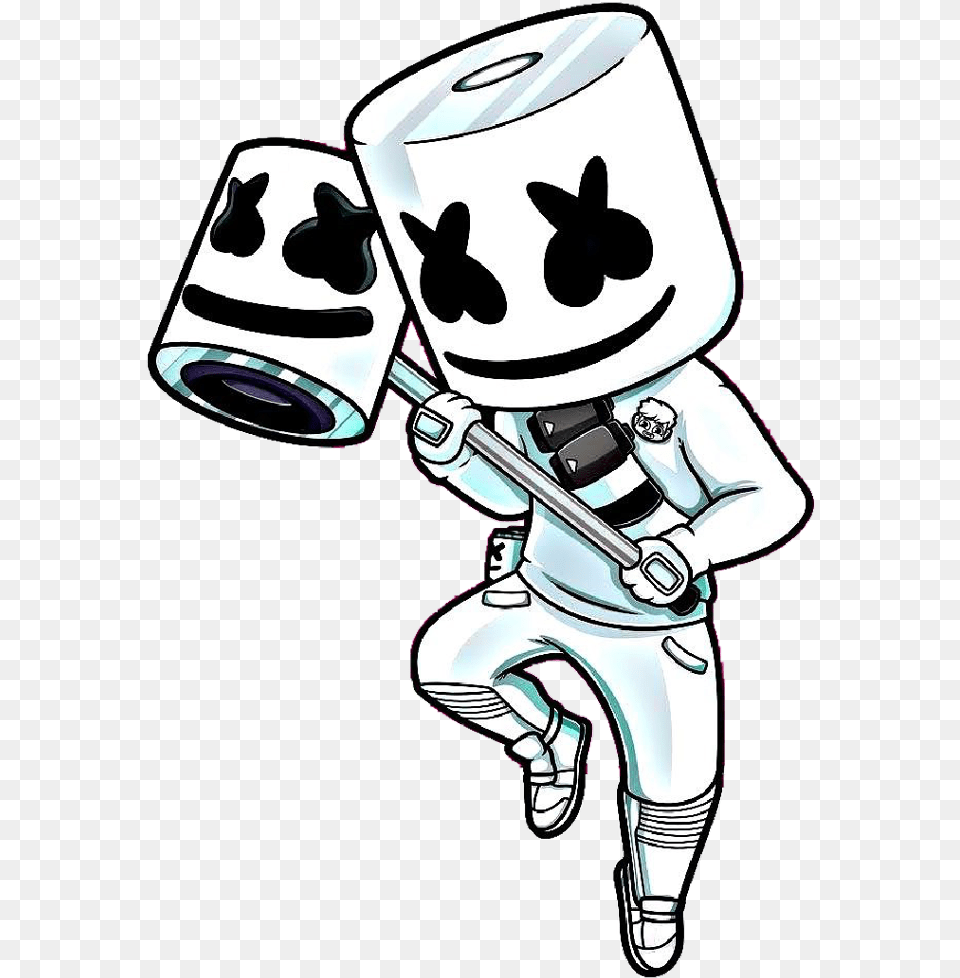 Cartoon Transparent Background Marshmello, Adult, Female, Person, Woman Free Png Download