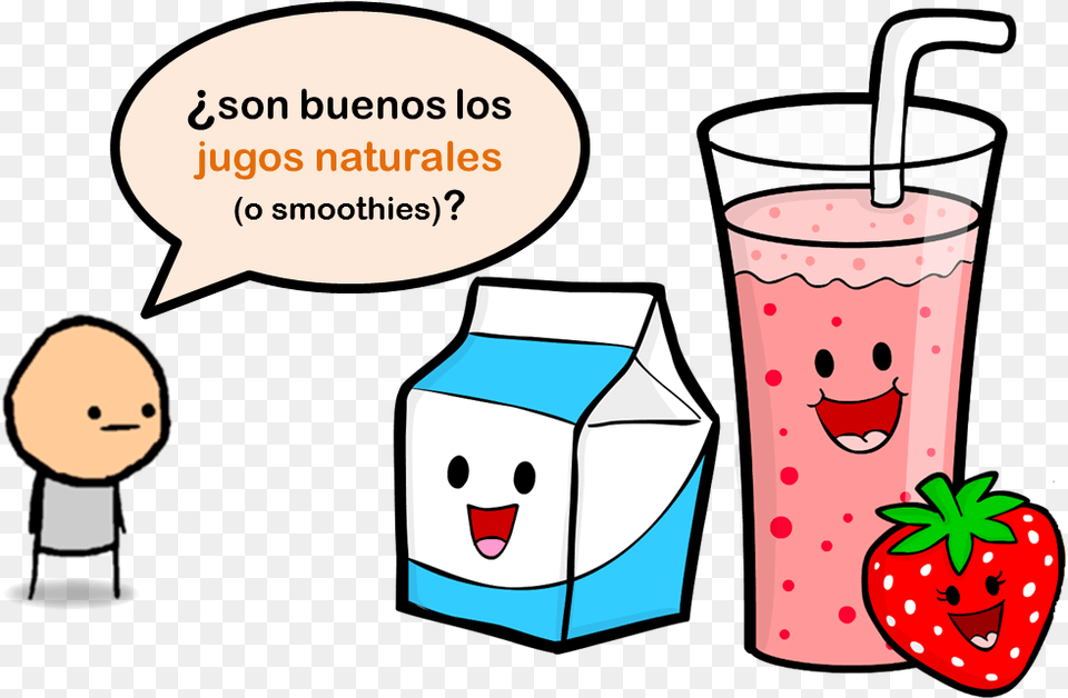 Cartoon Healthy Food, Beverage, Juice, Milk, Smoothie Free Transparent Png