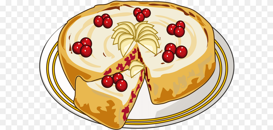 Cartoon Transparent Pie, Birthday Cake, Cake, Cream, Dessert Free Png Download