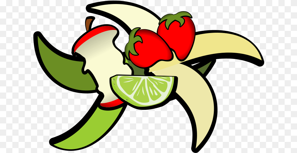 Cartoon Trash Organic Waste Clipart, Citrus Fruit, Food, Fruit, Lime Png Image