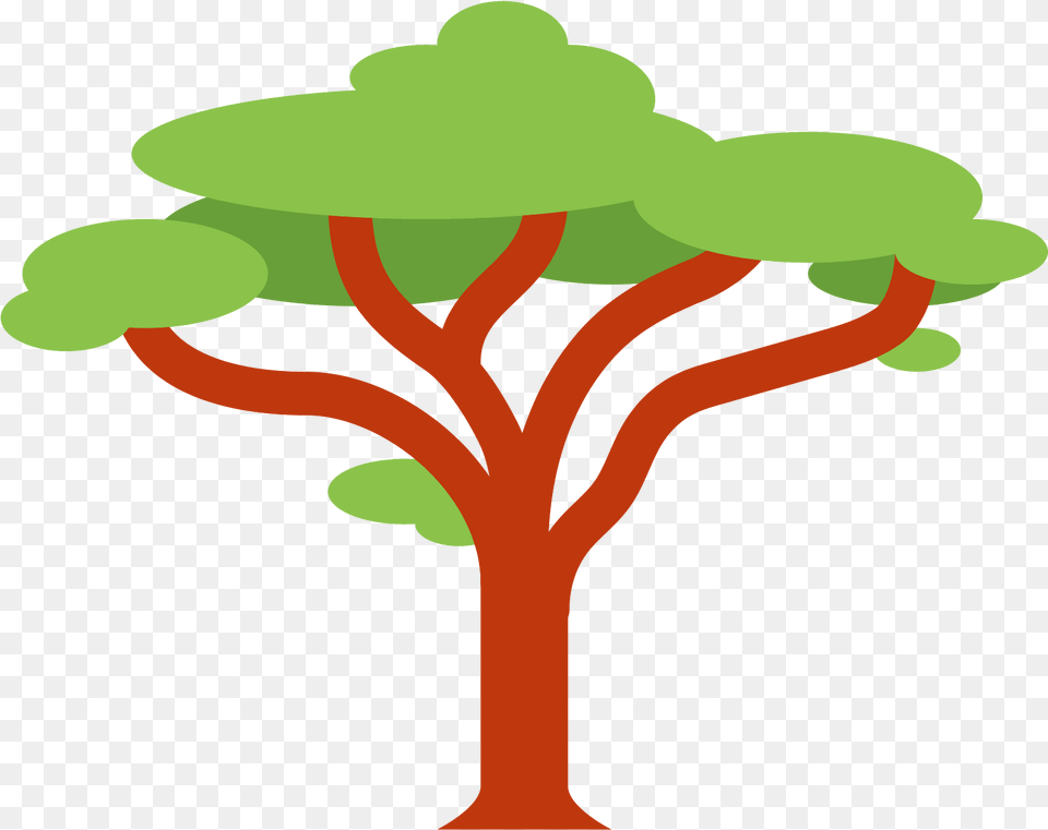 Cartoon Tree Icon Vector Gum Arabic Tree Icon, Plant, Potted Plant, Vegetation, Person Free Transparent Png