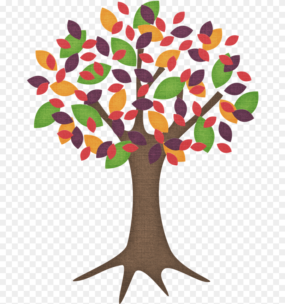 Cartoon Trees With Colored Leaves 782x1024 Clipart Dibujos De Arboles, Leaf, Plant, Potted Plant, Tree Free Transparent Png