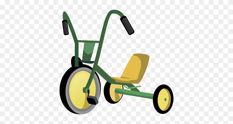 Cartoon Tricycle, Grass, Lawn, Plant, Device Free Png