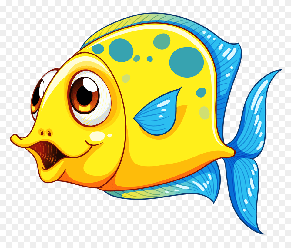 Cartoon Tropical Fish Clipart Best, Animal, Sea Life, Shark, Angelfish Free Png Download