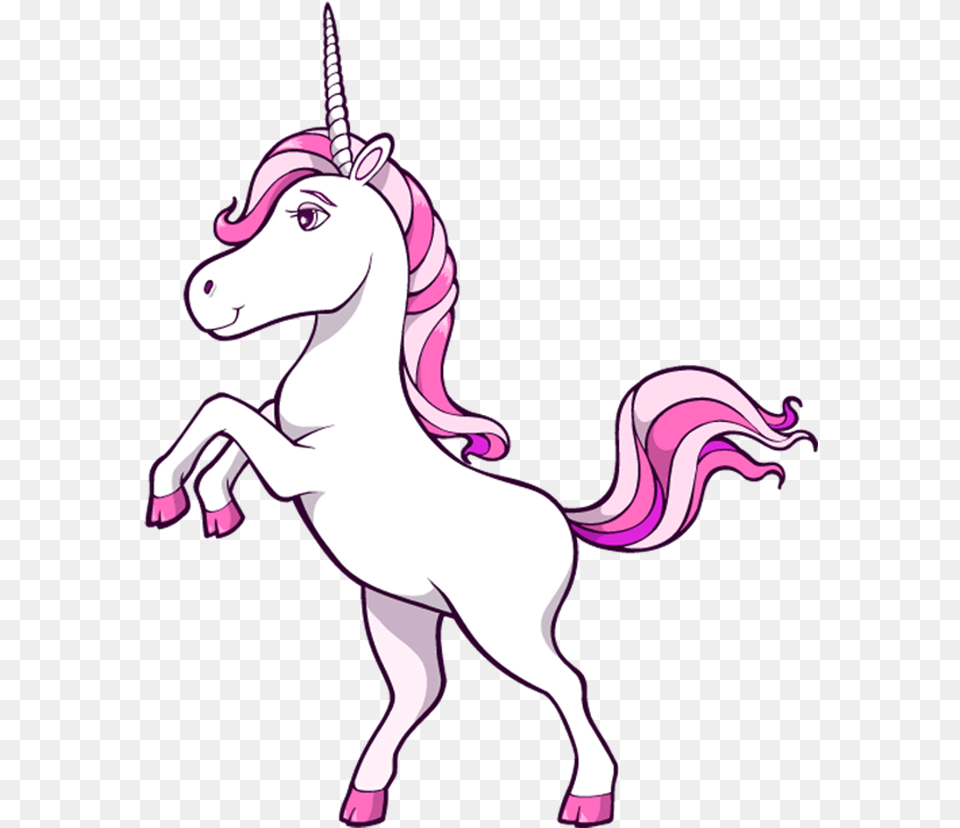 Cartoon Unicorn Cartoon Unicorn No Background, Animal, Antelope, Mammal, Wildlife Png Image